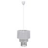 Vedh&aelig;ng Loft Lampe Lysekrone af Krystal Hvid