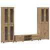 vidaXL TV-m&oslash;bels&aelig;t FLORIN 3 pcs Artisan Egetr&aelig; Konstrueret tr&aelig;