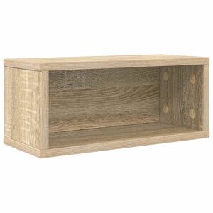 vidaXL CD Opbevaringsr&aelig;kke Sonoma-eg 40 x 17 x 17 cm Konstrueret tr&aelig;