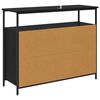 vidaXL Sideboard Sort eg 100 x 35 x 80 cm Konstrueret tr&aelig;