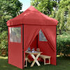 vidaXL Party Tent Bordeaux 200 x 200 x 306 cm Oxford stof