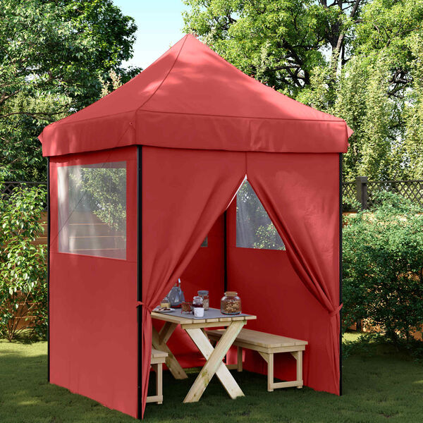 vidaXL Party Tent Bordeaux 200 x 200 x 306 cm Oxford stof