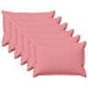 vidaXL Pudebetr&aelig;k 6 pcs HOUTEN Lyser&oslash;d 50 x 75 cm Faux Linned