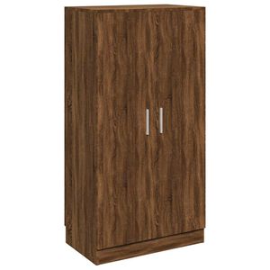 vidaXL skoreol 55x35x108 cm konstrueret tr&aelig; brun egetr&aelig;sfarve