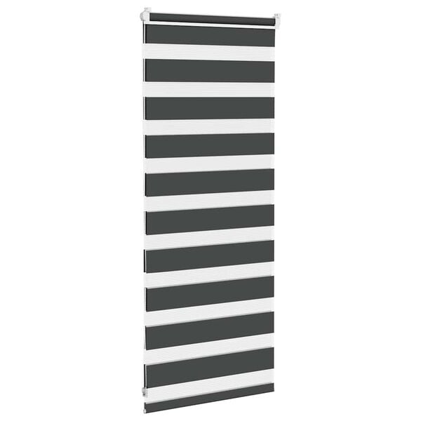 vidaXL zebragardin sort 60x100 cm stofbredde 55,9 cm polyester
