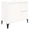 vidaXL badev&aelig;relsesskab 65x33x60 cm konstrueret tr&aelig; hvid