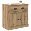 vidaXL Highboard Artisan Egetr&aelig; 70 x 35,5 x 67,5 cm Konstrueret tr&aelig;