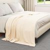 vidaXL Kastet&aelig;pper 24 pcs Creme 200 x 150 cm Fleece