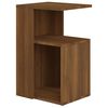 vidaXL sidebord 36x30x56 cm konstrueret tr&aelig; brun egetr&aelig;sfarve