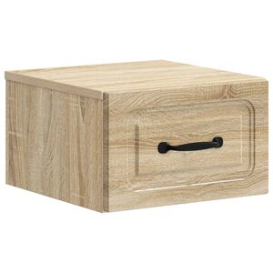 vidaXL V&aelig;gh&aelig;ngt Natbord Sonoma-eg 34,5 x 33 x 20 cm Konstrueret tr&aelig;