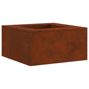 vidaXL Ildsk&aring;l Rusten 60 x 60 x 30 cm Cortenst&aring;l