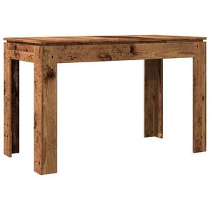 vidaXL spisebord 120x60x76 cm konstrueret tr&aelig; antikt tr&aelig;