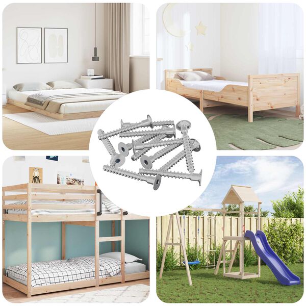 vidaXL Skrue 5143 pcs Zinkbelagt 5 x 40 mm Jern