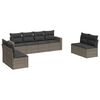 vidaXL sofas&aelig;t til haven 8 dele med hynder polyrattan gr&aring;