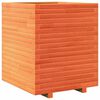 vidaXL plantekasse 60x60x72 cm massivt fyrretr&aelig; gyldenbrun