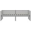 vidaXL daybed 90x200 cm massivt fyrretr&aelig; gr&aring;