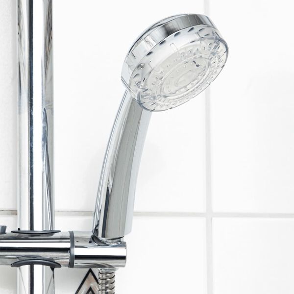 HI brusehoved med LED-lys 8 cm