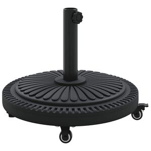vidaXL Parasolfod 15.6 kg Sort Jern Rund