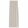 vidaXL Voile Gardin 2 pcs Sandfarvet 260 x 140 cm Polyester