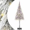 vidaXL Juletr&aelig; med 300 LED'er med stativ Hvid 210 cm PE og St&aring;l