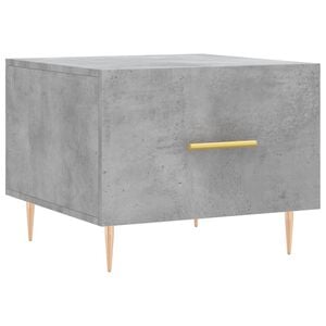 vidaXL sofabord 50x50x40 cm konstrueret tr&aelig; betongr&aring;