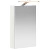 vidaXL Badev&aelig;relsesspejlskab Hvid 30 x 10,5 x 50 cm Konstrueret tr&aelig;