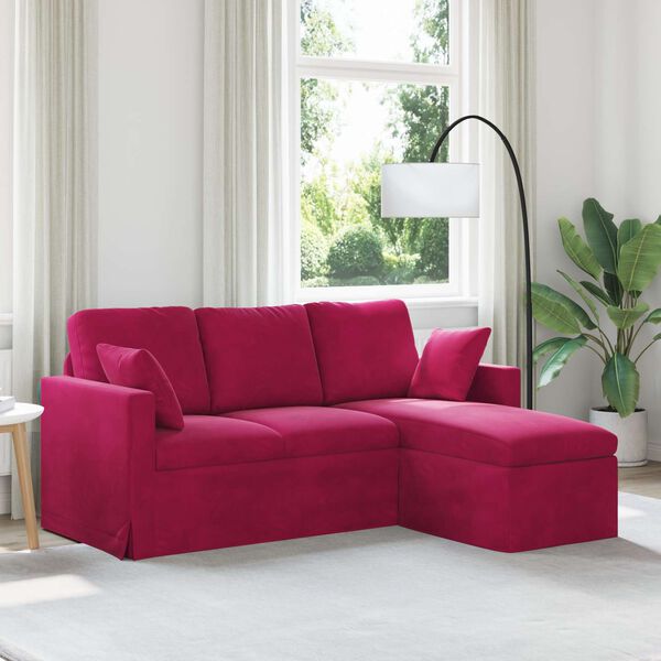 vidaXL Sofa Vinr&oslash;d 198 x 134 x 80 cm Fl&oslash;jl