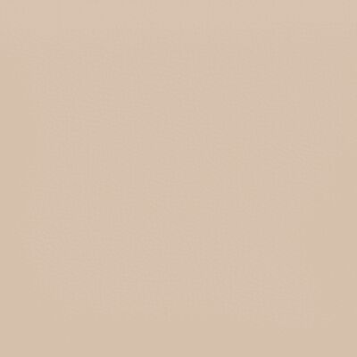 vidaXL kontinentalseng 200x200 cm kunstlæder cappuccinofarvet