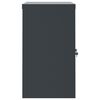 vidaXL arkivskab 90x40x70 cm stål antracitgrå
