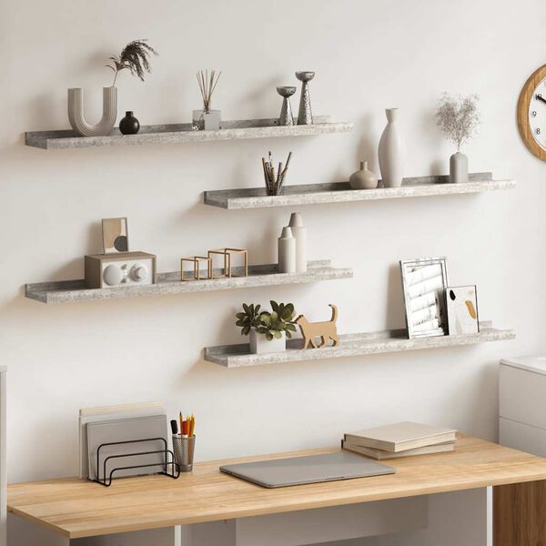 vidaXL v&aelig;ghylder 4 stk. 80x9x3 cm betongr&aring;