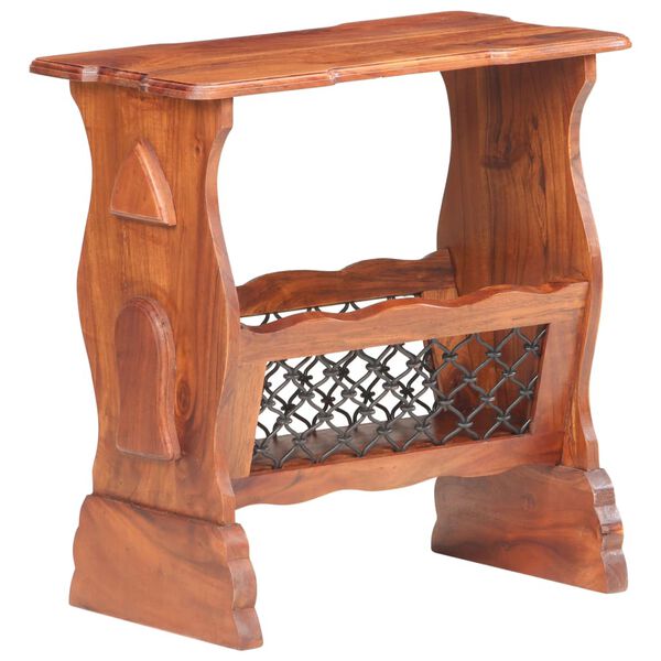 vidaXL magasinholder 50x30x53 cm massivt akacietr&aelig;