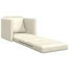 vidaXL Sovesofa 60cm Creme Fl&oslash;jl