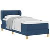 vidaXL Box spring seng med hovedg&aelig;rde Bl&aring; 80 x 200 cm Stof