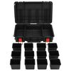 vidaXL transportabel flightcase 56,5x34x16 cm PP sort