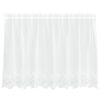 vidaXL Lace Gardin Hvid 80 x 200 cm Polyester