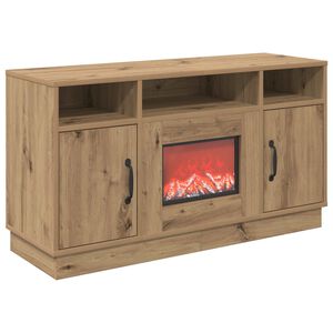 vidaXL Elektrisk pejs Artisan-eg 100 x 33 x 55 cm Konstrueret tr&aelig;