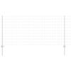 vidaXL Hegn med post S&oslash;lv 1 x 25 m St&aring;l