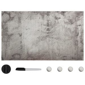 vidaXL v&aelig;gmonteret magnetisk tavle 100x60 cm glas