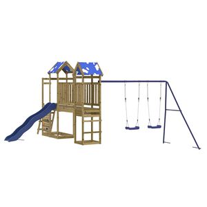 vidaXL udendørs legesæt imprægneret fyrretræ