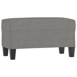 vidaXL b&aelig;nk 70x35x41 cm stof m&oslash;rkegr&aring;
