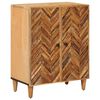 vidaXL Opbevaringsskabe Brun 60 x 33,5 x 75 cm Massivt mangotr&aelig;