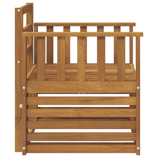 vidaXL Udend&oslash;rs sofagruppe Naturfarvet 71 x 63 x 73 cm