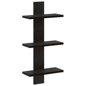 vidaXL V&aelig;ghylde Sort eg 30 x 13,5 x 64,5 cm Konstrueret tr&aelig;