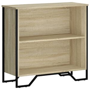 vidaXL bogreol 80x31x74,5 cm konstrueret tr&aelig; sonoma-eg