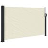 vidaXL sammenrullelig sidemarkise 120 x 600 cm cremefarvet