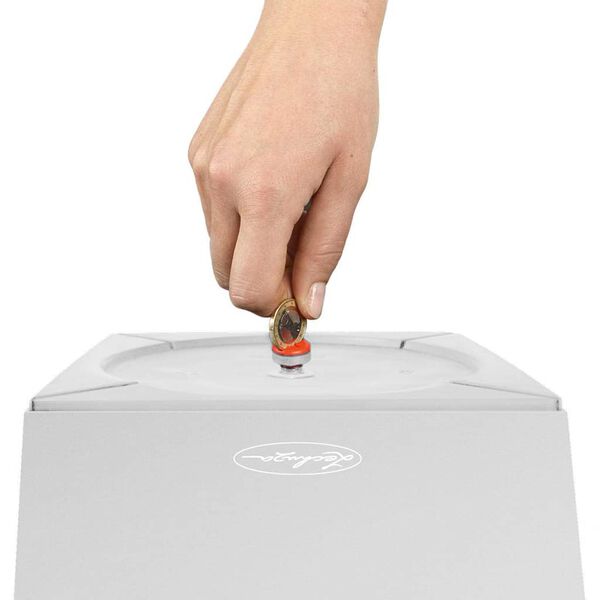 LECHUZA plantekrukke Cubico Color 40 ALL-IN-ONE hvid 13150