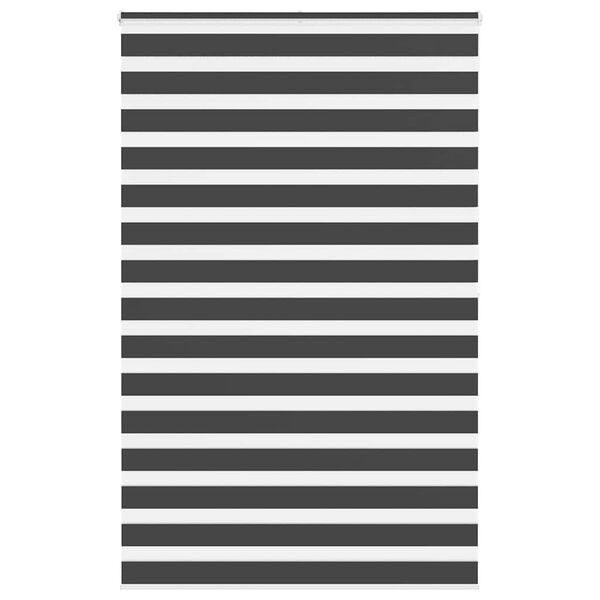 vidaXL zebragardin sort 140x200 cm stofbredde 135,9 cm polyester