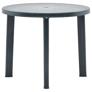vidaXL havebord 89 cm plastik gr&oslash;n