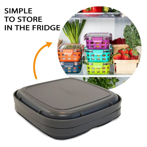 DERYAN spises&aelig;t til baby Quuby silikone gr&aring;