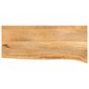 vidaXL bordplade 90x40x3,8 cm naturlig kant massivt mangotr&aelig;